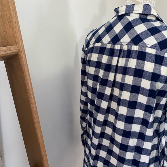 Land End (NWOT) Womens Navy Flannel - Picture 2 of 4